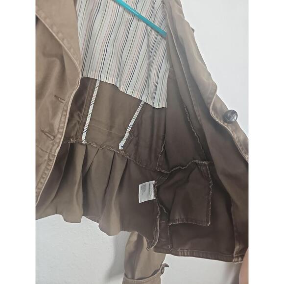 Nori Brown Women's Small/Medium Long Sleeve Buttoned Casual Blazer Jacket - Picture 4 of 7